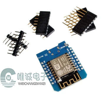 

D1 Mini WiFi Development Board Micro USB 3.3V Based On ESP-8266EX 11 Digital PinESP8266 ESP-12 ESP12 WeMos D1 Mini Module Wemos