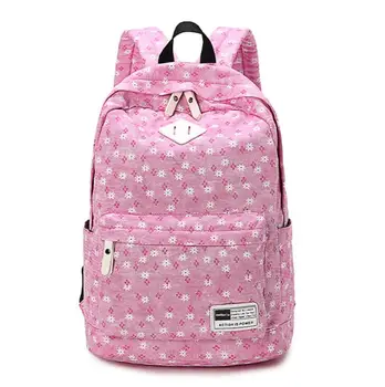 

Casual Clear Waterdichte Vrouwen Rugzak Nylon Reizen Terug Naar School Tas Student Rugzak Tienermeisjes Dagrugzak Mochila