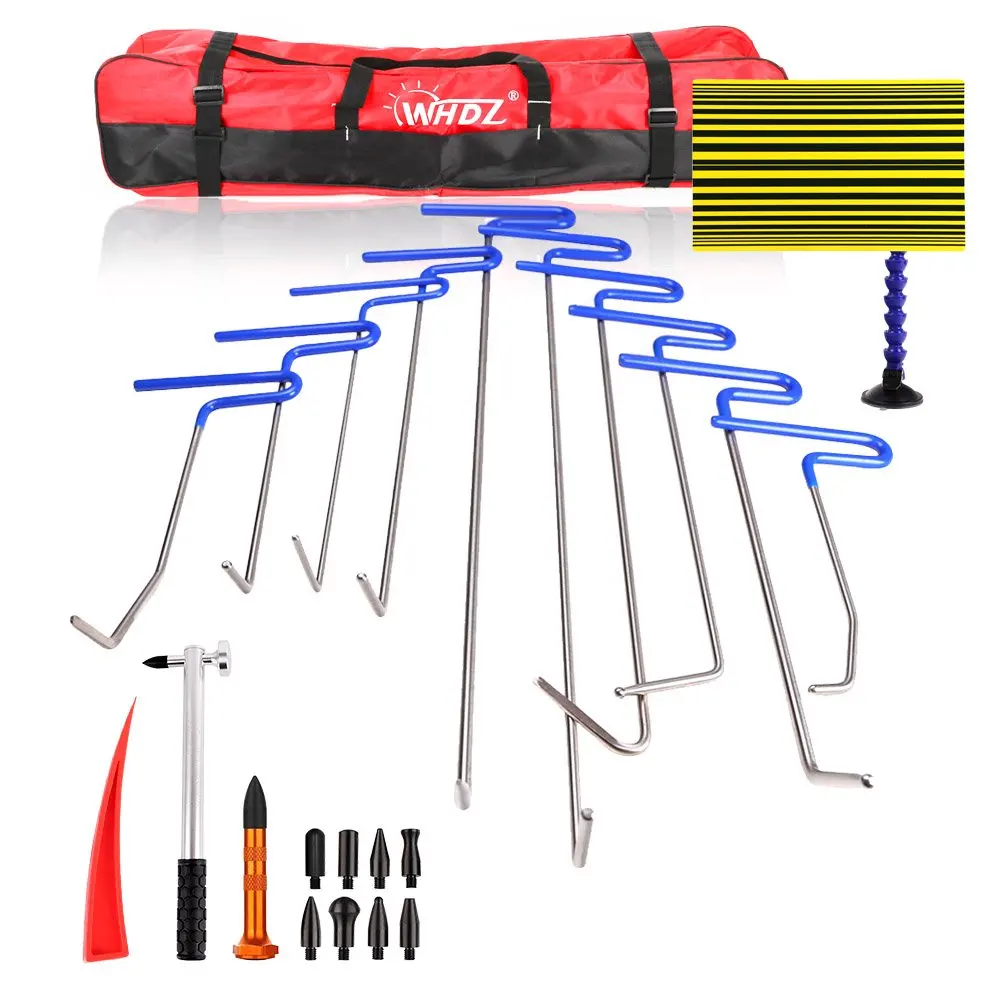 Hooks Rods Paintless Dent Removal Car Repair Kit Tools Dent Removal Rods Car Crowbars Hand