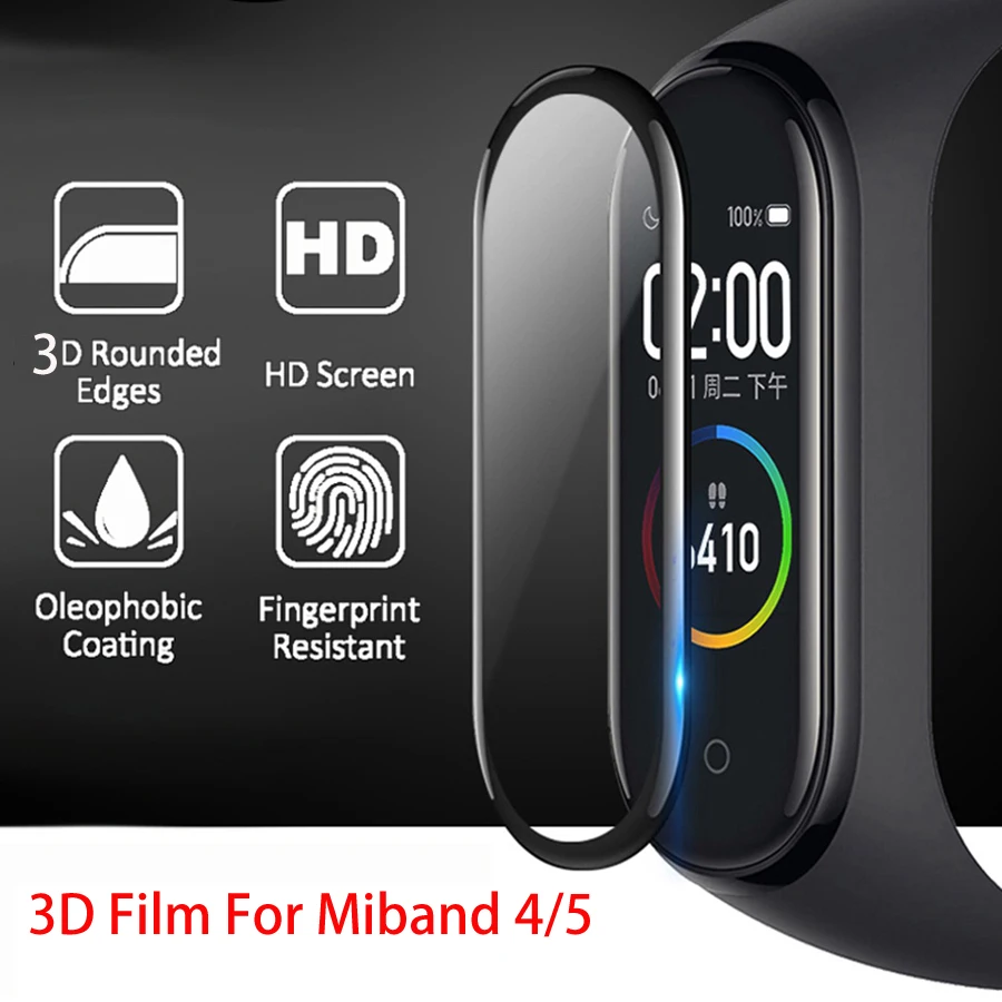 Screen-Protector Mi-Band Xiaomi 5-Film Soft-Glass for 4/5-protective/Soft-glass/.. 3D