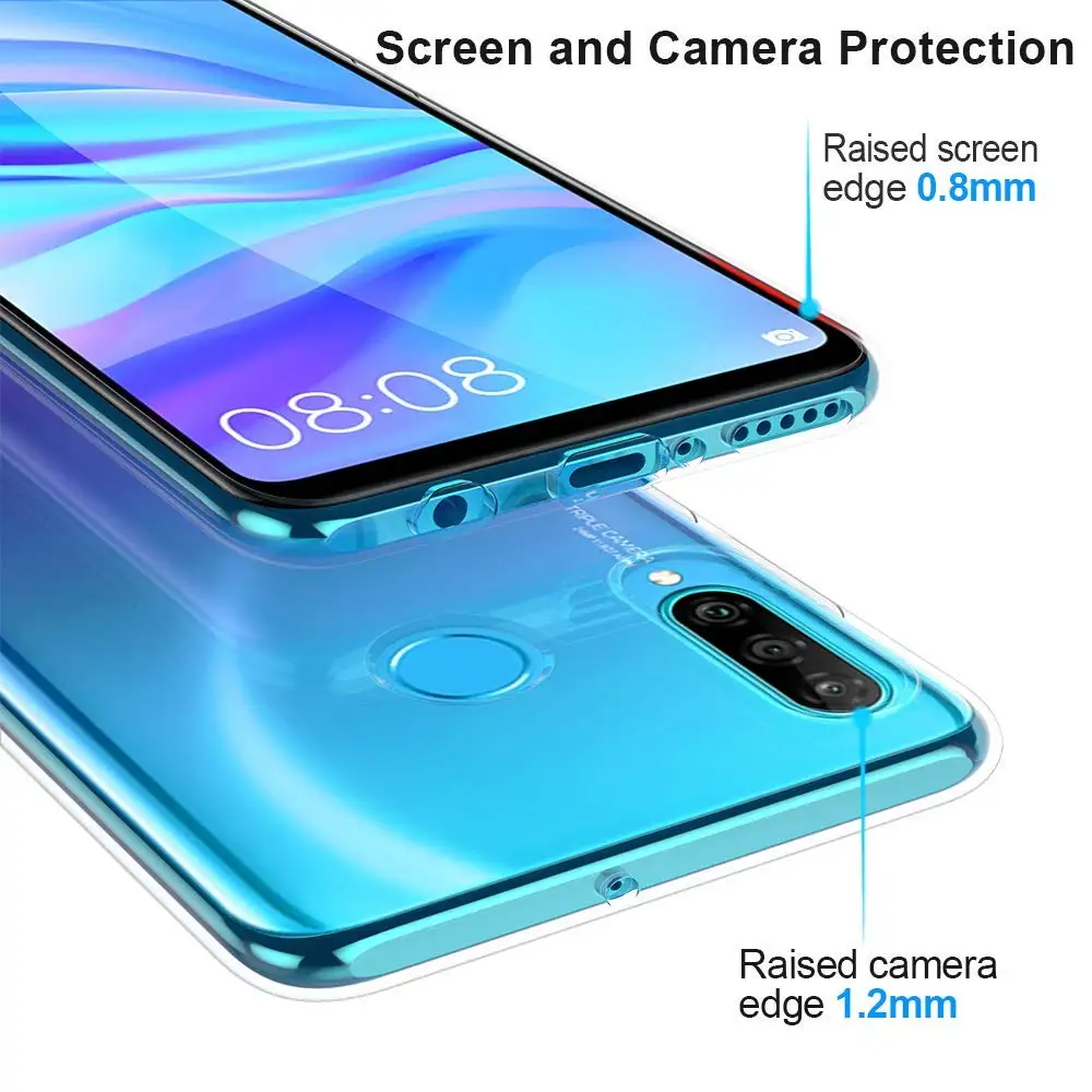Прозрачный чехол для huawei P20 P30 Lite Pro Мягкий Ультра тонкий силикон Mate 10 20 30 Coque| |