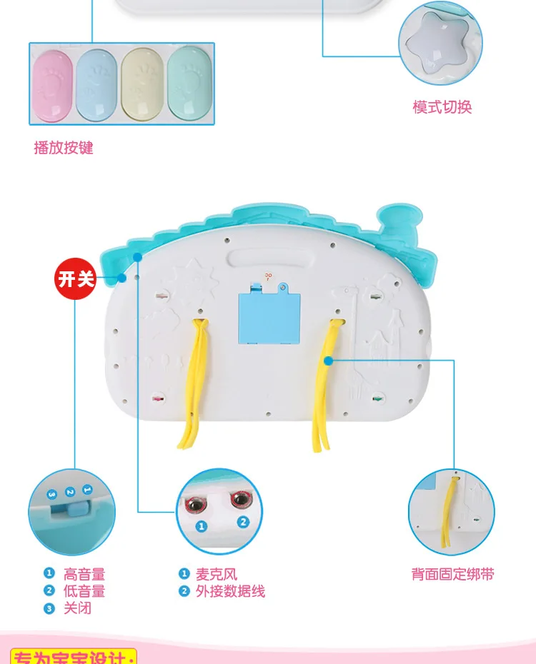 Remote control 0-1 - year - old baby music game blanket multifunctional early education puzzle toy