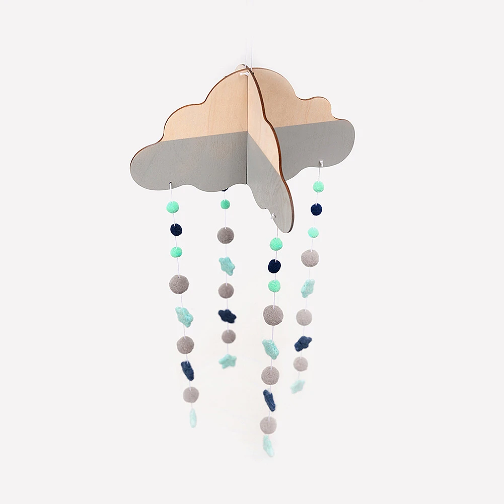 1 Pca Bebe Hochets En Bois Nouveau Ne Bebe Lit Cloche Carrousel Berceaux Enfants Fait Main Jouet Pour 0 12 Mois Bebe 25cm Aliexpress