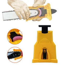 Affûteur de scie à chaîne, affûtage rapide, outils de meuleuse de pierre, travail du bois 