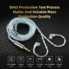 QKZ T1 Earphone Update Cable 3.5mm jack QDC 0.75mm Connector Wired Headphones For ZXN ZXT VK4 ZX2 ZAX2 KZ EDX ZSN Pro X TRN MT1 3