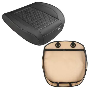 

Car All-inclusive Seat Cushion PU Leather Backless Four Seasons Universal Seat Cover Protector Automobiles Interior Accessories