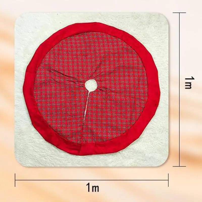 90-122 см юбка с рождественской елкой мягкий круглый ковер юбки с рождественской елкой основа коврик покрытие фестиваль украшения рождественской елки - Цвет: 25