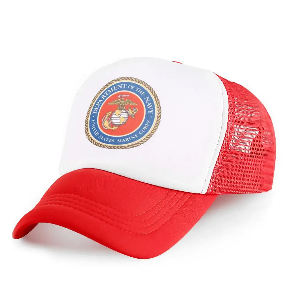

USA Marine Corps Symbol Baseball Cap Print Male Vintage Embroidery Casquette Bone Unisex Hip Hop Hiking Running Tennis Golf Hat