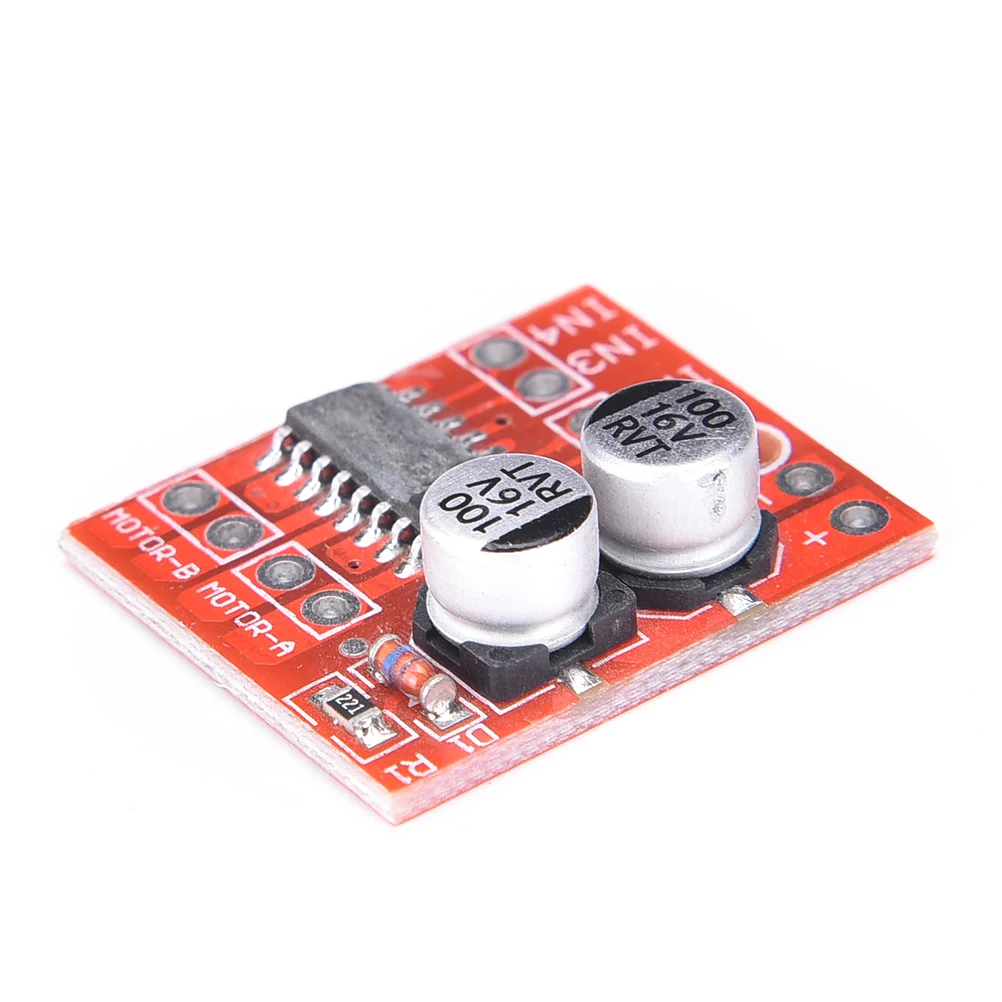 1PC New 1.5A Mini Dual Channel DC Motor Driver Module L298N PWM Speed Control Double Stepper | Обустройство дома