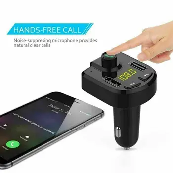 

Portable Car Audio FM transmitter Accessories Bluetooth MP3 Player USB Charger