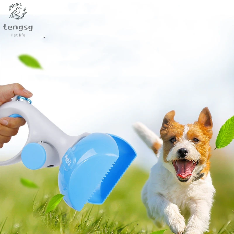 

Pet Supplies Portable Pet Toilet Picker with Garbage Bag Dogs Pickup Tool Durable Cleaning Supplies Cat and Dog Toilet Clip