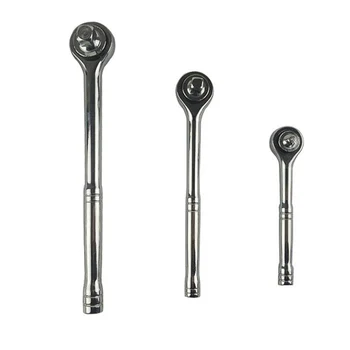 

3Pc 1/4 3/8 1/2 High Torque Ratchet Wrench For Socket Quick Release Square Head Spanner Socket Drive Hand Tools
