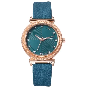 

Fashion Women's Luxury Leather Band Analog Quartz WristWatch Golden Ladies Watch Women Dress Reloj Mujer Black Clock