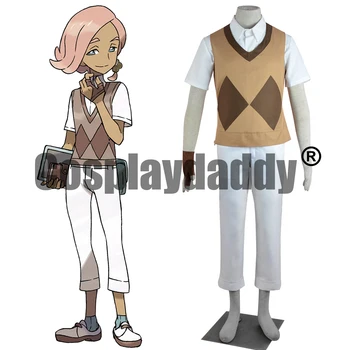 

Pokemon Pocket Monsters Sun and Moon Melemele Island Verdant Cavern Trial Captain Ilima Outfit Game Cosplay Costume F006