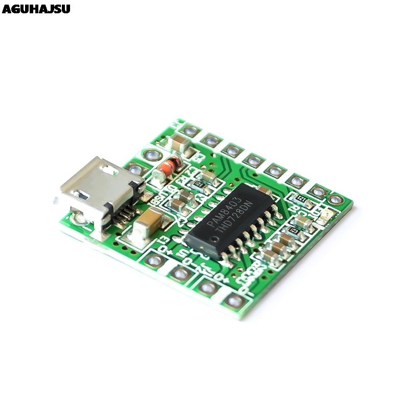 Новый PAM8403 DC 5 В Мини Класс D 2x 3W USB Усилитель мощности доска DIY Bluetooth динамик Z07