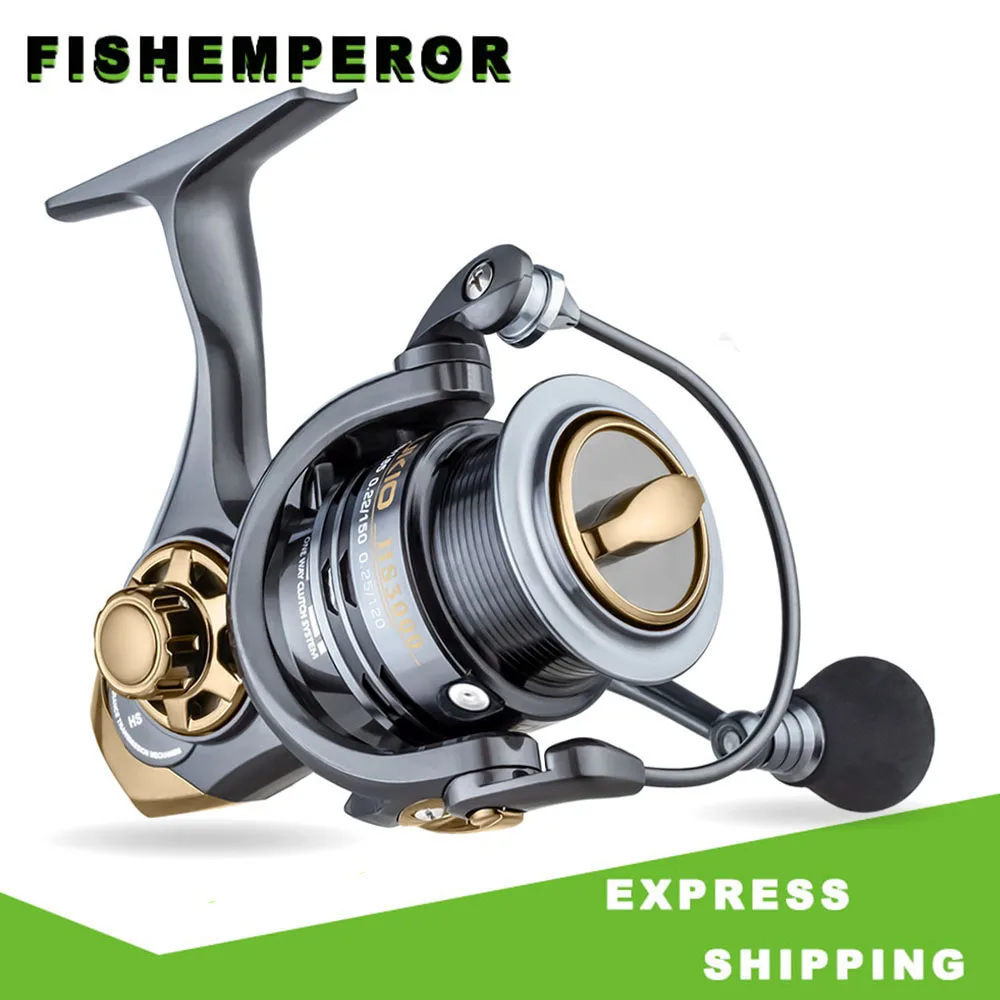 

Metal Spinning Spool Fishing Reel High-speed 7.1:1 6.7:1 Reels 5+1 BB 8 kg Max Drag Casting Wheel Baitcasting Coil HS2000-5000