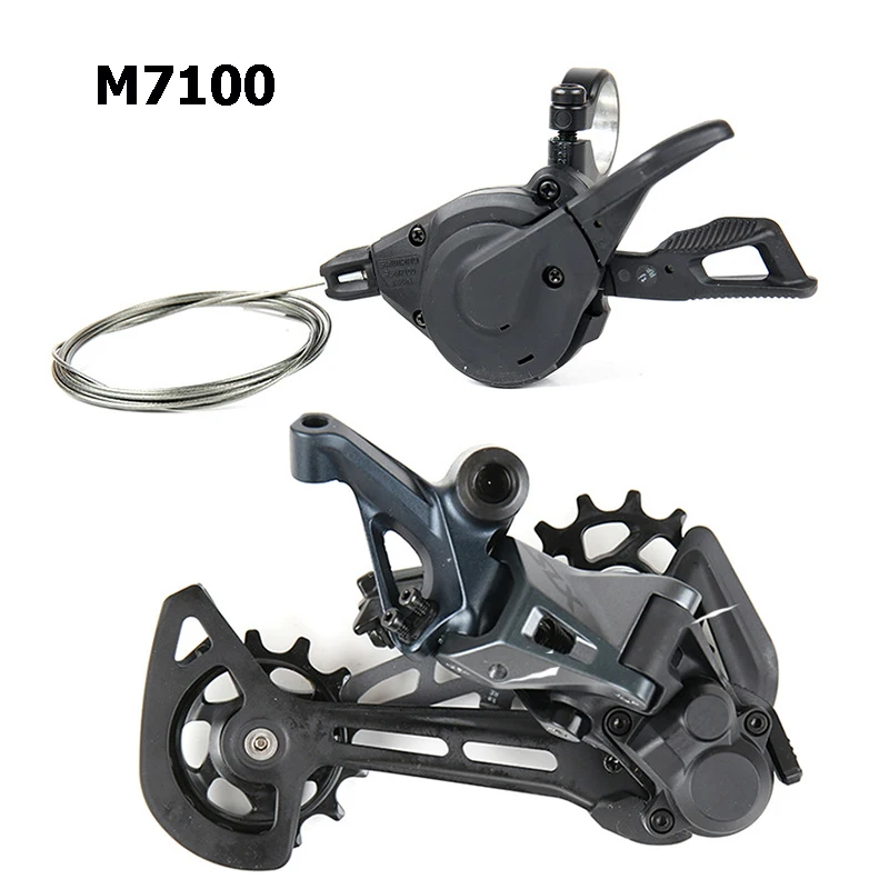 Shimano SLX M7100 12 Скоростей 1x12 набор Groupset с рычаг переключения рычага 12s задний