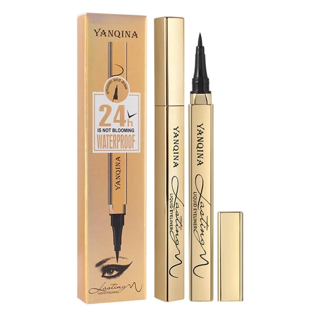 YANQINA waterproof eye liner 36 hours stay pack of 4 10 g Deep black 410  g  Price in India Buy YANQINA waterproof eye liner 36 hours stay pack of  4 10