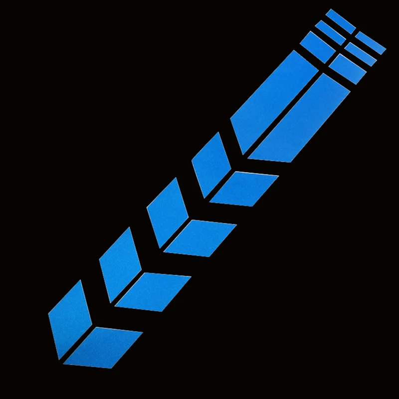 blue motorcycle sticker