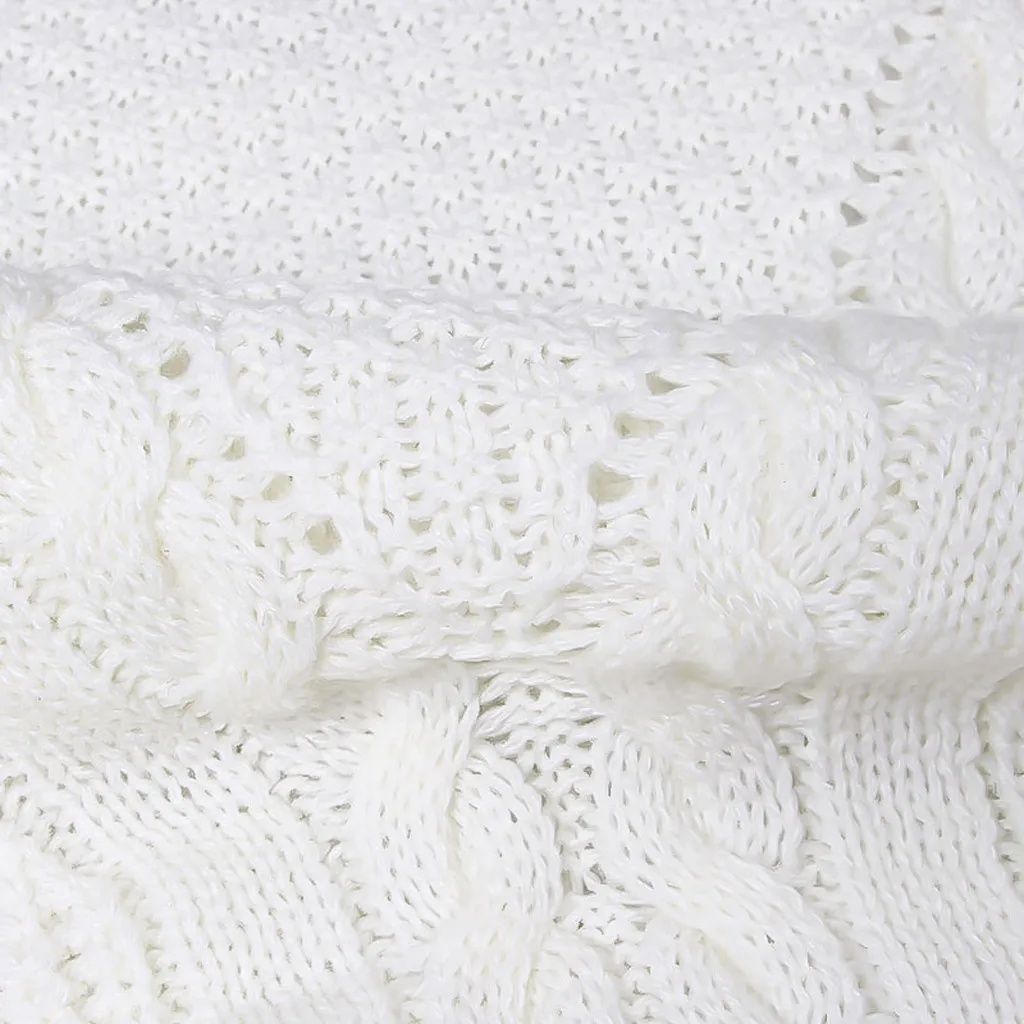 SAGACE, женский осенне-зимний свитер, топы, однотонный белый вязаный свитер, топы, блуза, высокое качество, женский свитер с длинным рукавом, топы