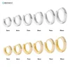 KIKICHICC 925 Sterling Silver Gold Plain 5MM 10MM  Huggies Piercing Clips Hoop Luxury Clips Pendiente Loops Earring Rock Punk 1