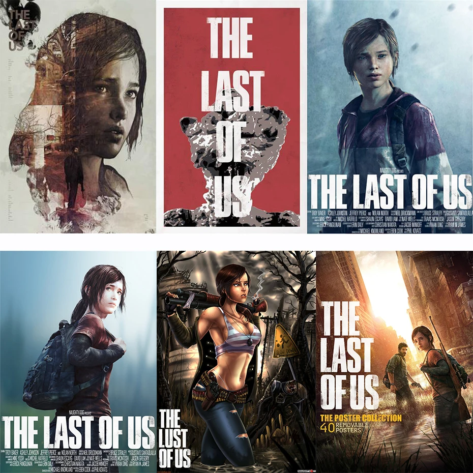 

AMTMBS The Last of Us Paints By Numbers Game Pictures Oil Painting By Numbers Set Gift Coloring By Numbers Canvas Wall Set