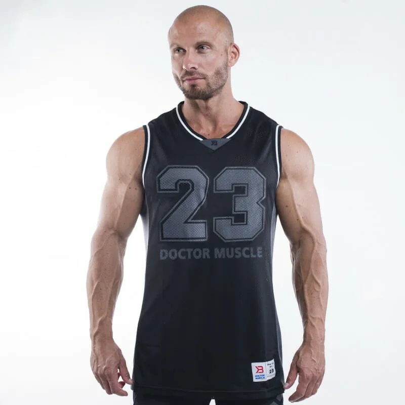 

Summer Muscle Men's Fitness Brothers Sleeveless Ultra-stretch Quick-Dry V-neck Mesh Cloth Training Sports Basketball I-shaped Ve