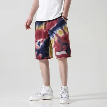 

Streetwear Summer Casual Shorts Men Cotton Printing Beach Men's Shorts Knee Length Camouflage Bermuda Short Pants Men