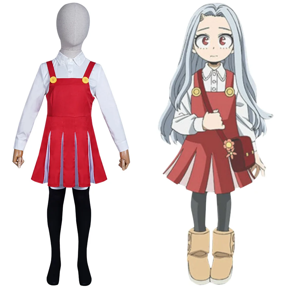 My Boku no Hero Academia Eri Cosplay Costume Kids Gils Shirt Skirt Outfits Halloween Carnival Suit |
