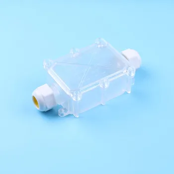 

Transparent 2 Way Cable Wire Connectors Junction Box IP68 Waterproof Sunproof with Terminal