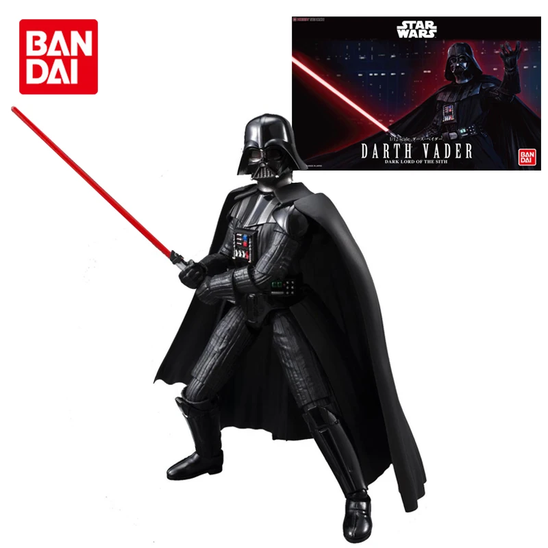 

Bandai Genuine Star Wars 1/12 Anime Figure Darth Vader Joints Movable Action Figure Assembly Model Toys for Boys Girls Kids Gift