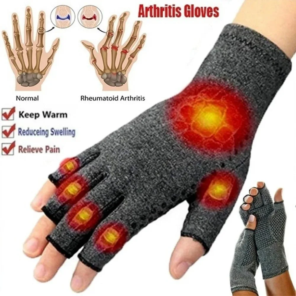 Arthritis Compression Gloves Hand Finger Carpal Tunnel Pain Relief Support Brace Women Men Therapy Wristband Winter Warm 2021new