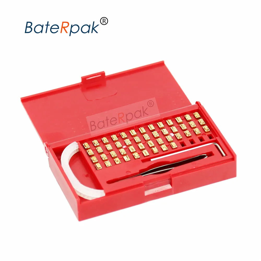 BateRpak 18PT-R 3.5x5.5x6.8MM Brass coding letters kit forHUALIAN  FRMQ-900III/FRM-980/FRBM-810 solid-ink continous band sealer 10pcs 3v 5v 12v active buzzer magnetic long continous beep tone 12 9 5mm new and original