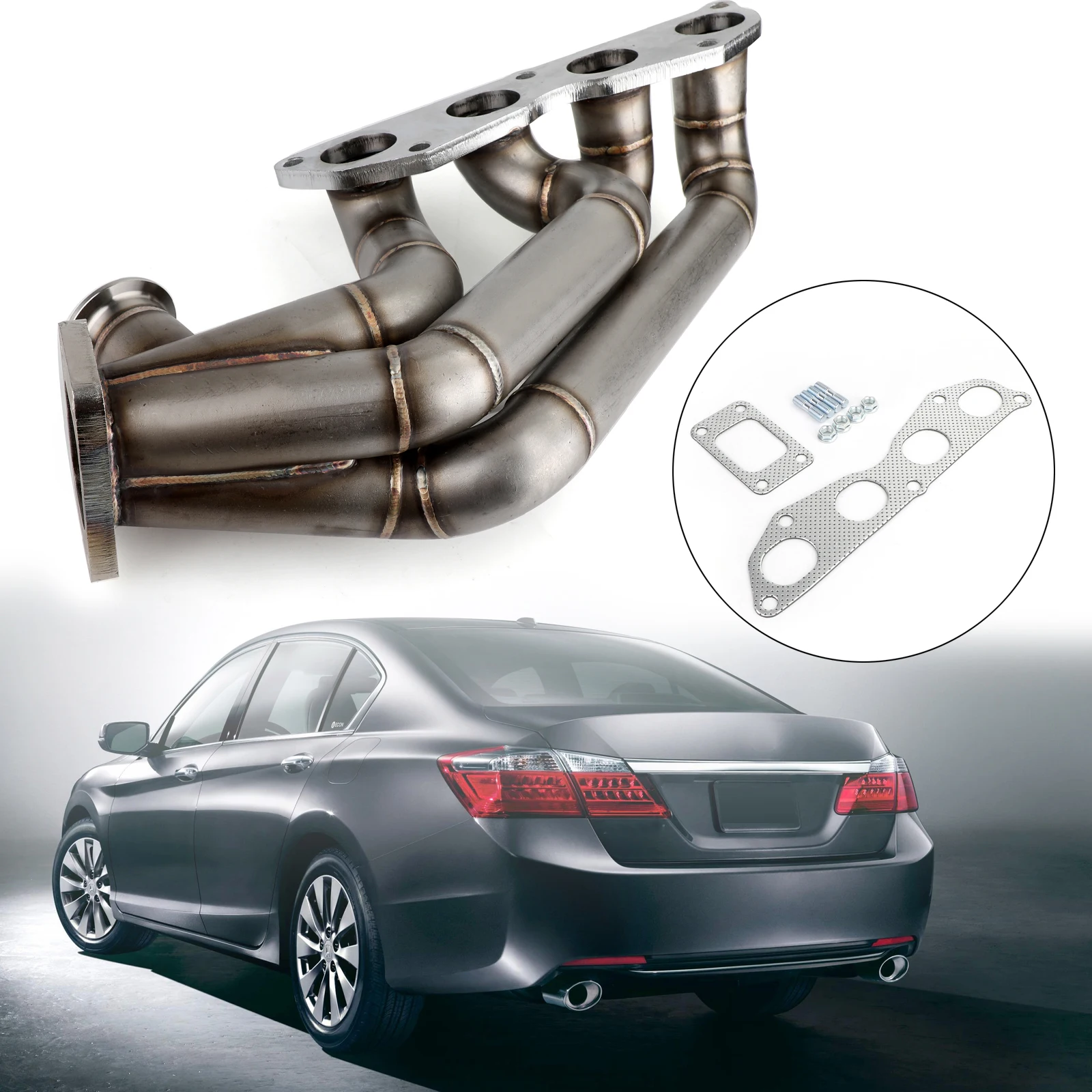 K20 K24 Sidewinder V2 Turbo Manifold T3 Fit For Honda Civic