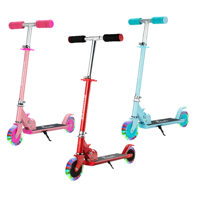 Rueda luminosa de PVC de 120mm para Scooter de Chico, juguetes resistentes al desgaste, 4 niveles, Moto portátil chico s, juguete deportivo de equilibrio