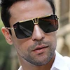 Gradient Square Sunglasses Men Women 2021 Trendy Vintage Brand Design Oversized Rimless Sun Glasses For Female Eyewear UV400