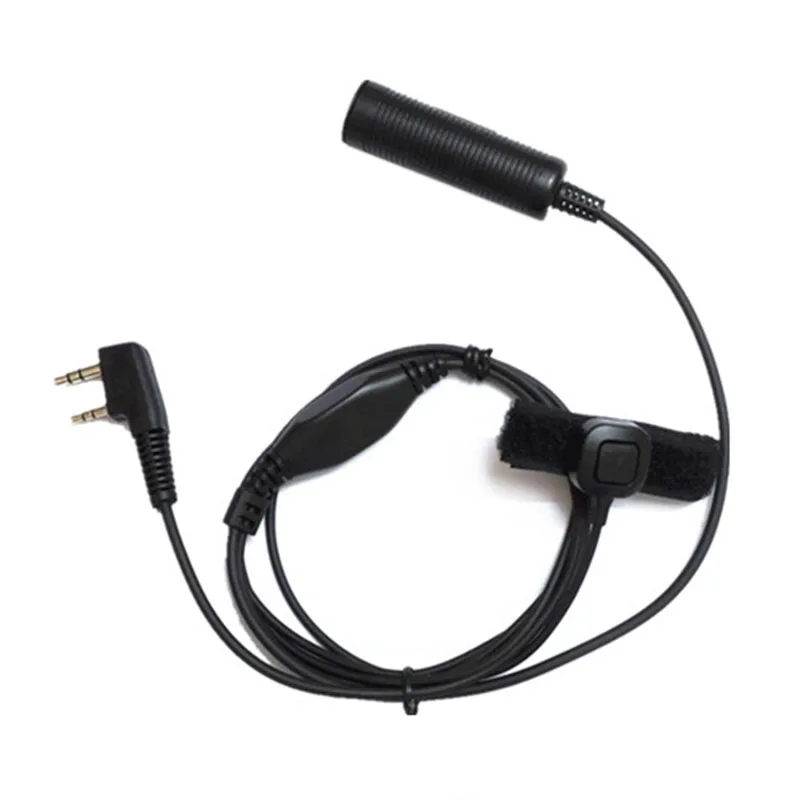 Finger PTT Cable Headset Accessory for Z Tactical Tca Sky Peltor Headphones for Baofeng UV 5R UV 82 888S