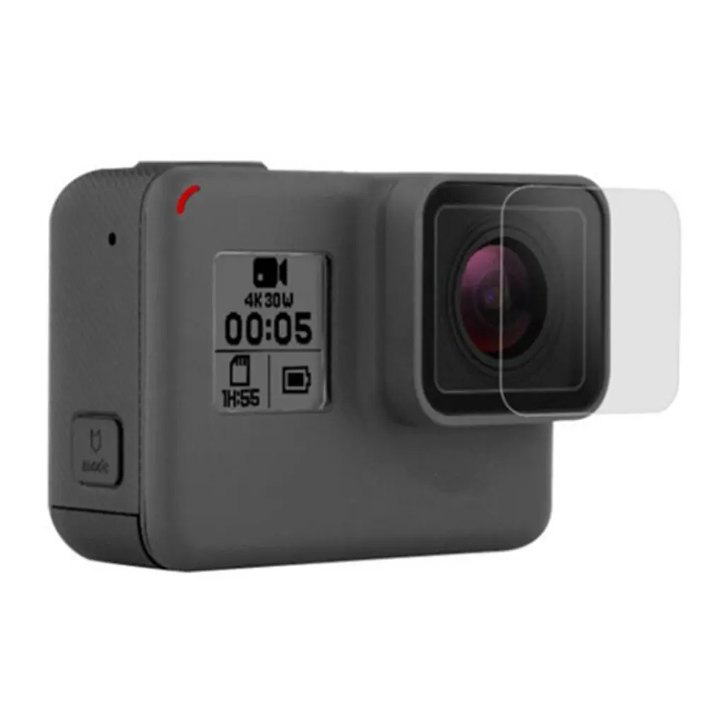 Tempered Film For Gopro Hero 7/6/5 Accessories Protector Scratch-resistant Protective Film For Go Pro Hero 7 6 5 Action Camera
