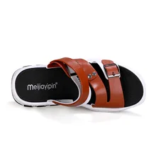 Лидер продаж сандалии мужские сандалии анти-скользящие износостойкие уличные верхняя одежда тренд Ozhouzhan сандалии Для Мужчин's