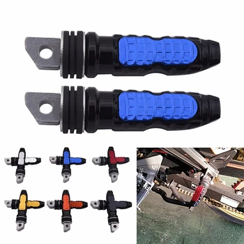 

2pcs Universal Motorcycle Foot Rest Peg Rear Passenger Foot Pegs Pedals Scooter Foot-Peg For Honda Yamaha Suzuki Ducati Duke