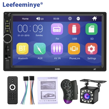 

2 Din Car Radio 7 inch Touch Screen 2din Car Stereo Audio Receiver with BT TF USB MP5 Player FM Camera Mirror Link Autoradio