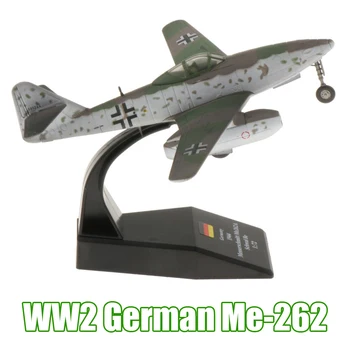 

1:72 WW2 German Me-262 Fighter Aircraft Model USA Aolly Diecast Toy