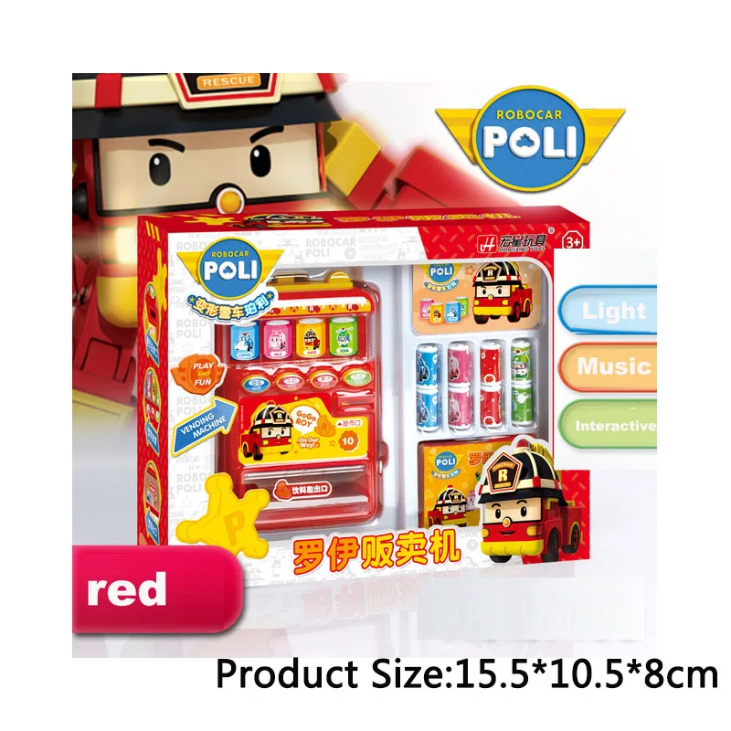 Robocar Poli детский игрушечный торговый автомат имитирующий дом набор детские