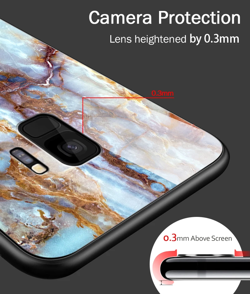 Закаленное Стекло чехол для телефона для OnePlus 3 3t 5 5, 6 комплектов/партия, размер 6T 7 7 Pro задняя крышка для Samsung Galaxy S8 S9 S10 плюс Роскошные противоударные Чехлы Capa