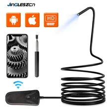 5,5 мм 1080PHD Wifi Инспекционная камера WiFi бороскоп с 6 светодиодный Водонепроницаемый эндоскоп для Android iOS Iphone huawei