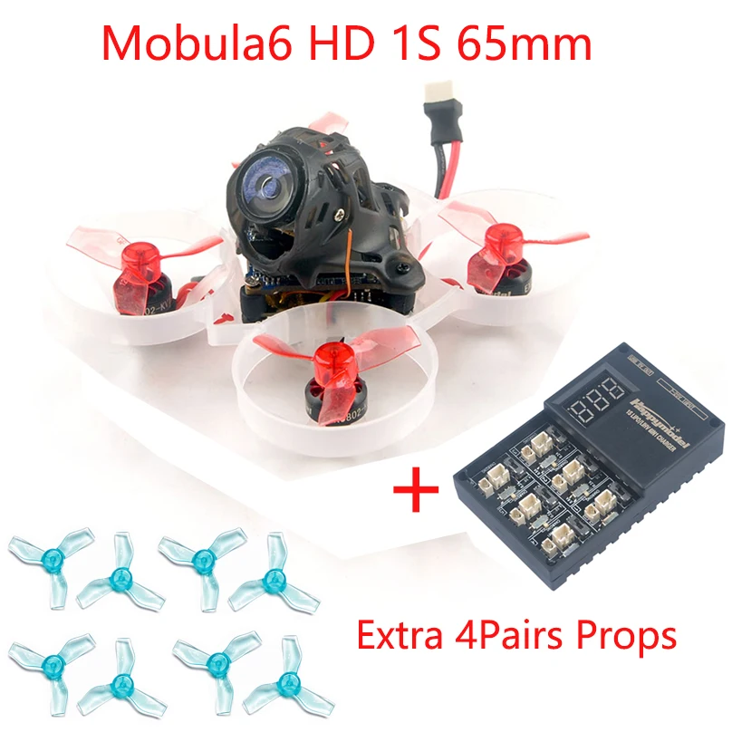Happymodel Mobula6 HD 1S 65 мм бесщеточный Квадрокоптер BWhoop Mobula 6 FPV гоночный Дрон BNF wi/ AIO 4 в 1