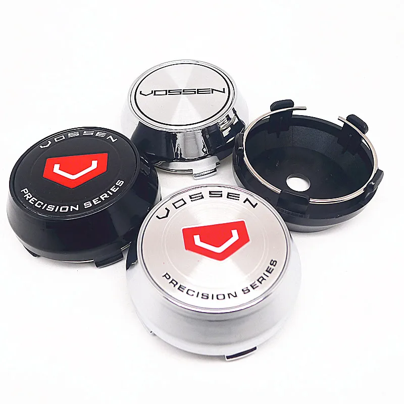 4 Pezzi 60Mm 56Mm Per Coprimozzo Ruota Centrale Vossen Car Styling Cover 45Mm Emblema Badge Adesivi Accessori
