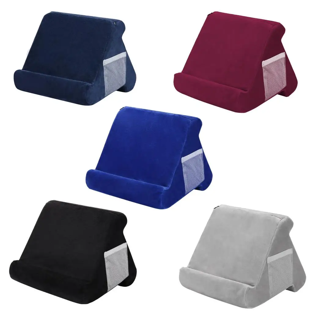 Tablet Pillow Stand For iPad Phone Reading Bracket Holder Cushion Pad Pillow