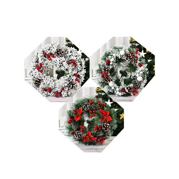

Christmas Wreath/Mini Christmas Tree/XMAS Decor/Desktop Dress Up/Festival Atmosphere Scene Arrangement/Home Dressing