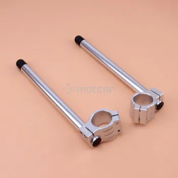

Racing Motorcycle 7/8" 22mm Silver Handlebar Clip Ons 31 32 33 35 37 39 41 51MM Handle Bars Grips Universal For Suzuki